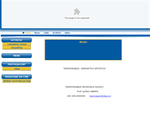 Tablet Screenshot of ginnastica.csen-roma.com